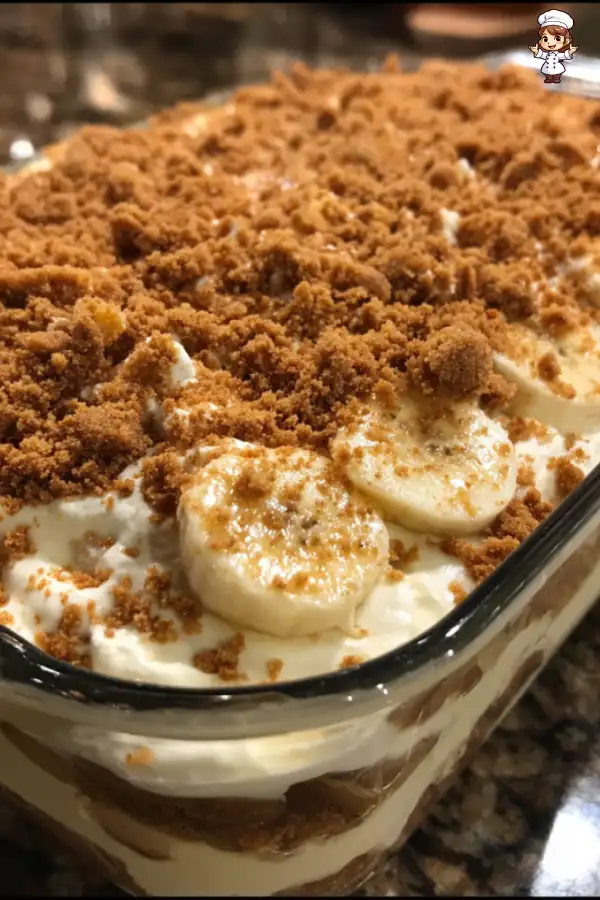 Easy Biscoff Banana Pudding Recipe – Creamy Dessert with Biscoff Cookies & Fresh Bananas