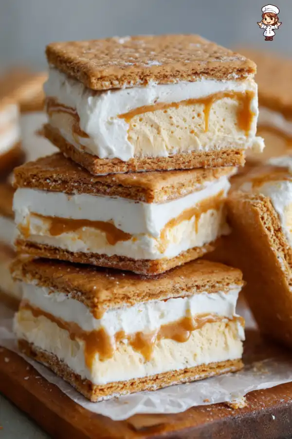 Easy Biscoff Ice Cream Sandwiches – No-Churn Summer Dessert Recipe
