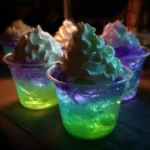 Eerie Glow Jello Cups will amaze your Halloween guests!