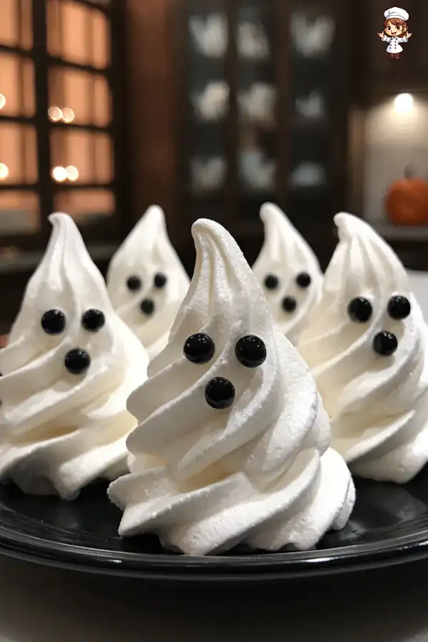 Ghostly Meringue Cookies Recipe Create Spooky Delights!