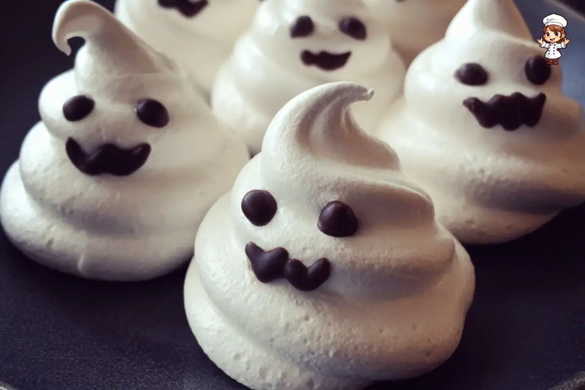 Ghoulish Ghost Meringues Recipe Create Spooky Delights!