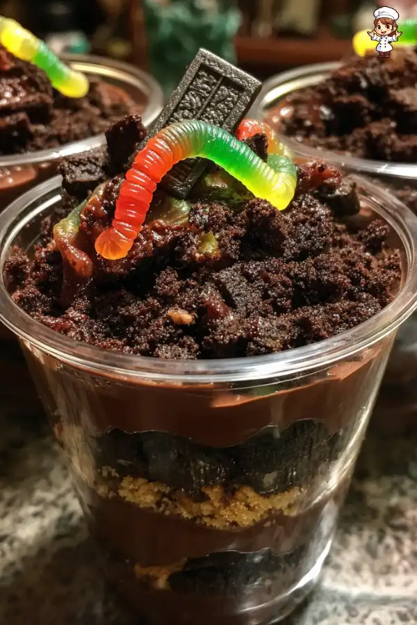 Graveyard Dirt Parfait Cups Recipe A Spooky Delight!