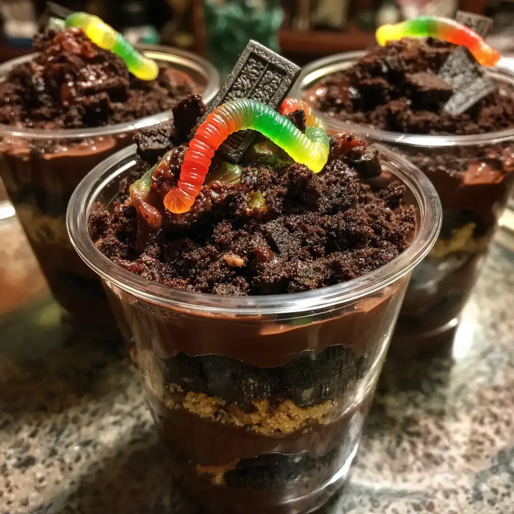 Graveyard Dirt Parfait Cups Recipe A Spooky Delight!