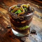 Graveyard Dirt Parfaits are a spooky dessert delight!