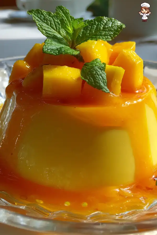 Hong Kong Style Mango Pudding is a must-try dessert!