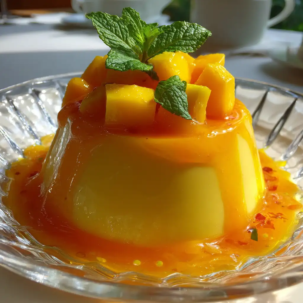 Hong Kong Style Mango Pudding is a must-try dessert!