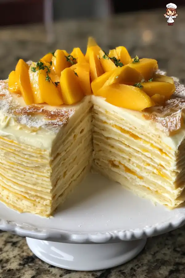 Mango Crepe Cake Recipe Discover a Tropical Delight!