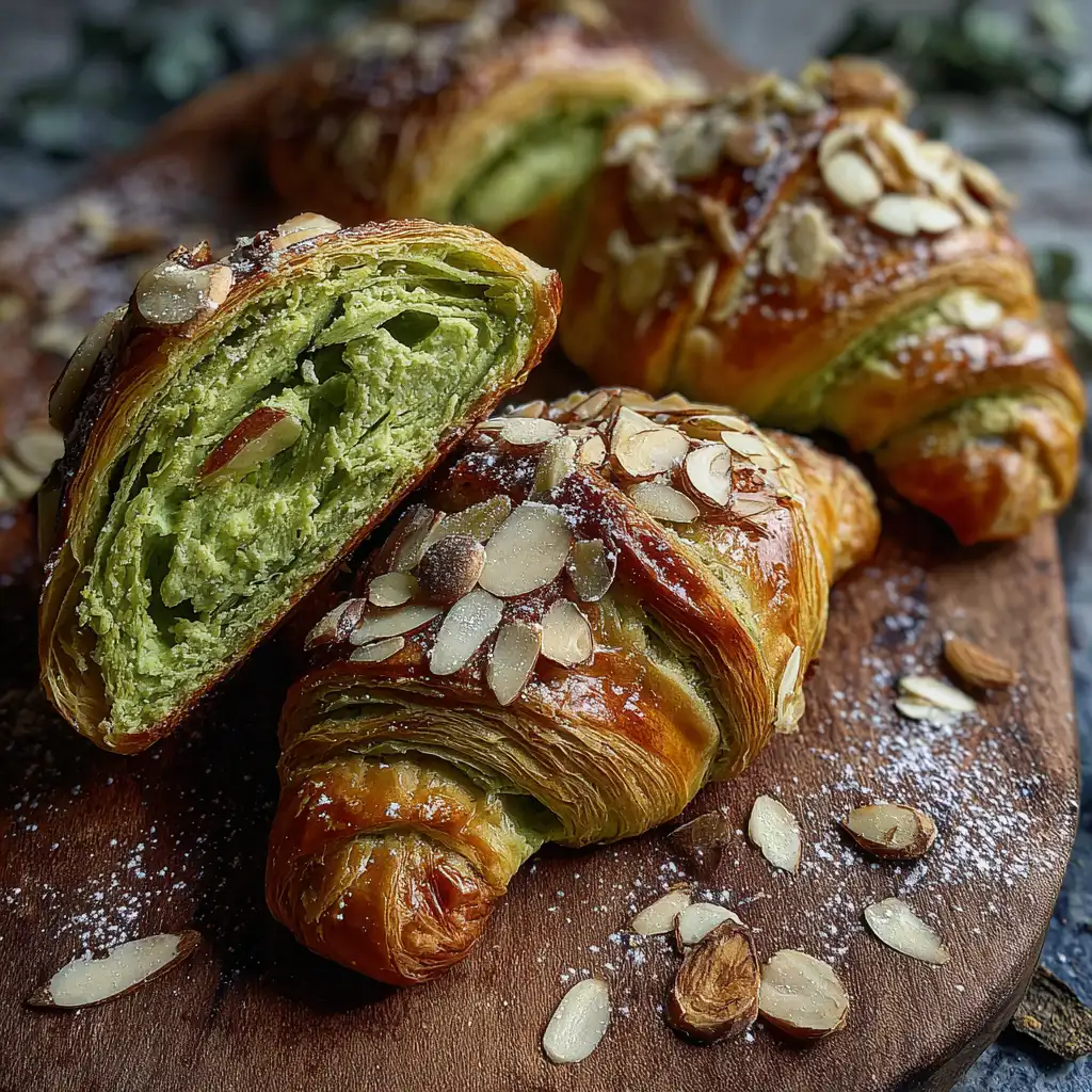 Matcha Almond Croissants Recipe Discover a Unique Delight!
