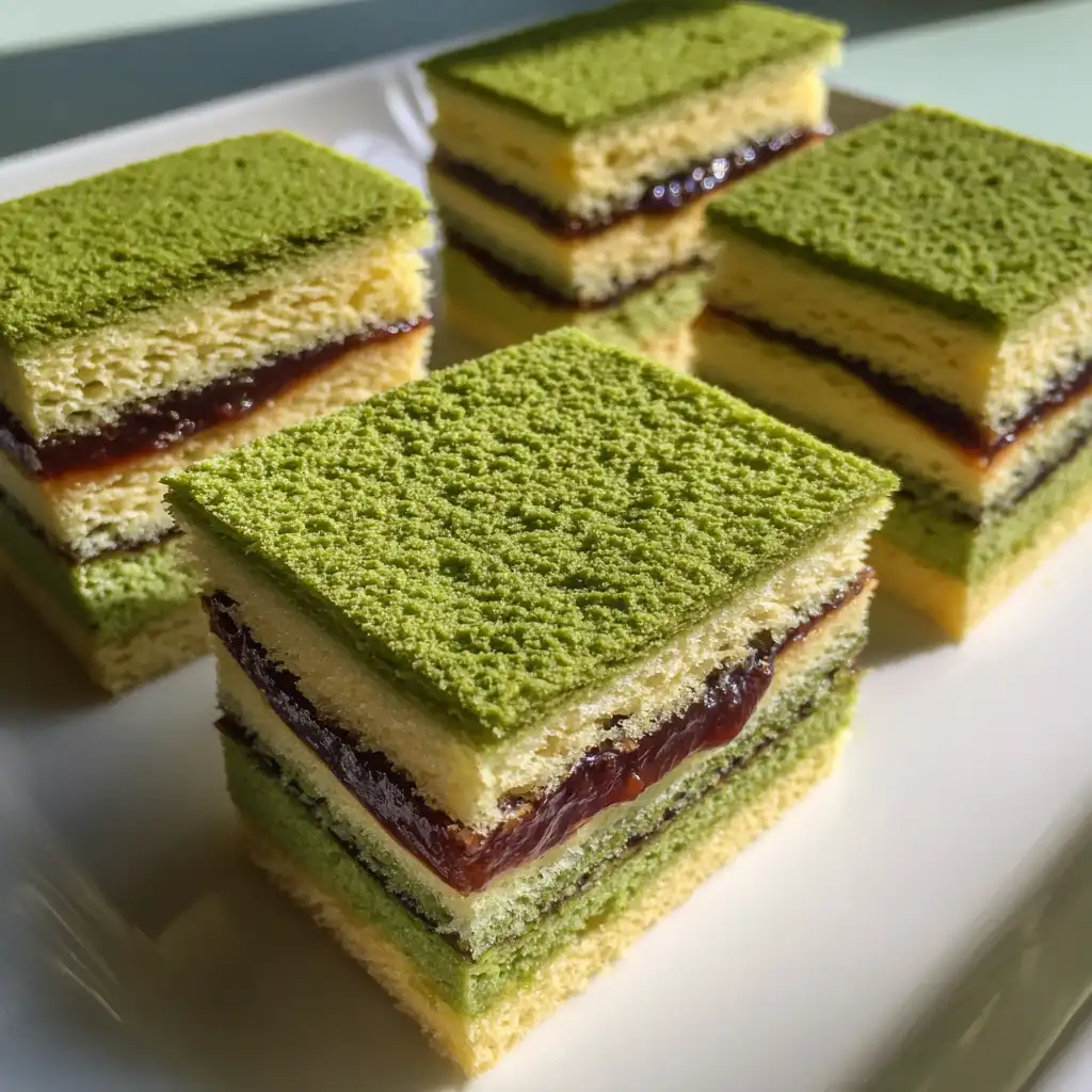 Matcha Chiffon Cake Sandwiches are a must-try delight!