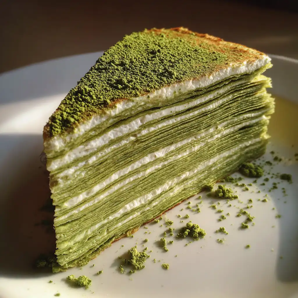 Matcha Mille Crepe Cake Recipe Discover a Delightful Treat!