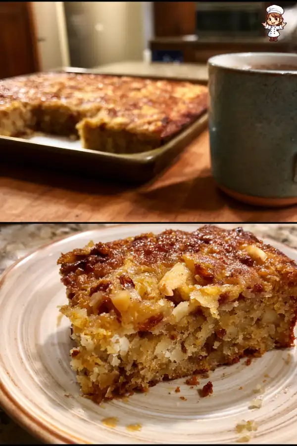 Moist Date and Apple Sheet Cake Recipe – Easy & Delicious Dessert