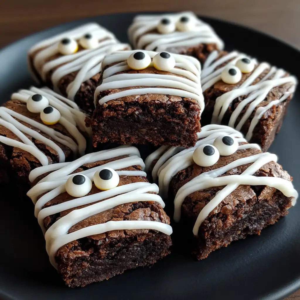 Mummy Wrapped Brownie Bites Recipe