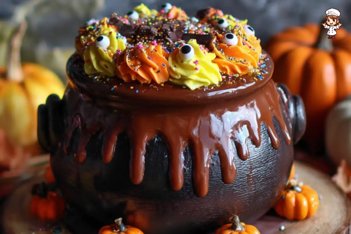 Pumpkin Spice Cauldron Cake Recipe A Fall Delight Awaits!