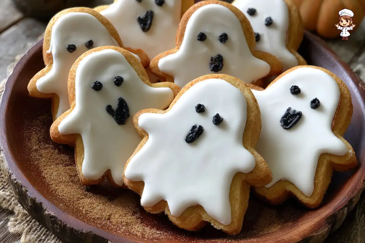 Pumpkin Spice Ghost Cookies Recipe Bake Fun Fall Treats!