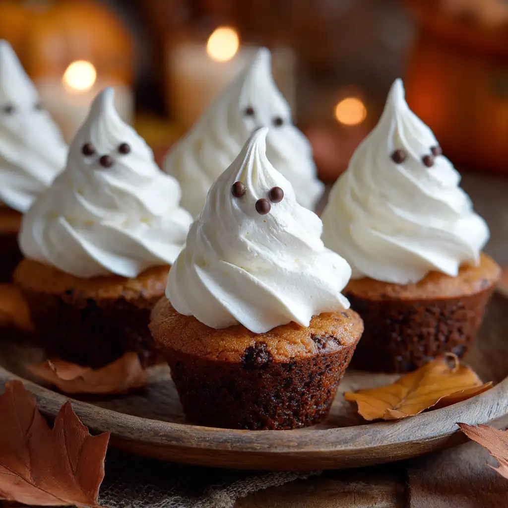 Pumpkin Spice Ghost Cupcakes Recipe A Spooky Delight!