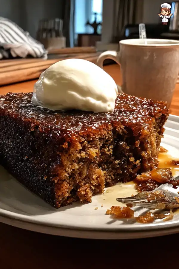 Rich Ginger and Molasses Cake Sweetened with Dates – Warm & Moist Spiced Dessert