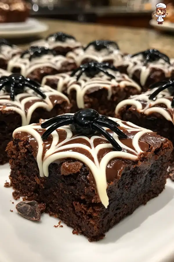 Spider Web Brownie Bites Recipe A Spooky Delight Awaits!