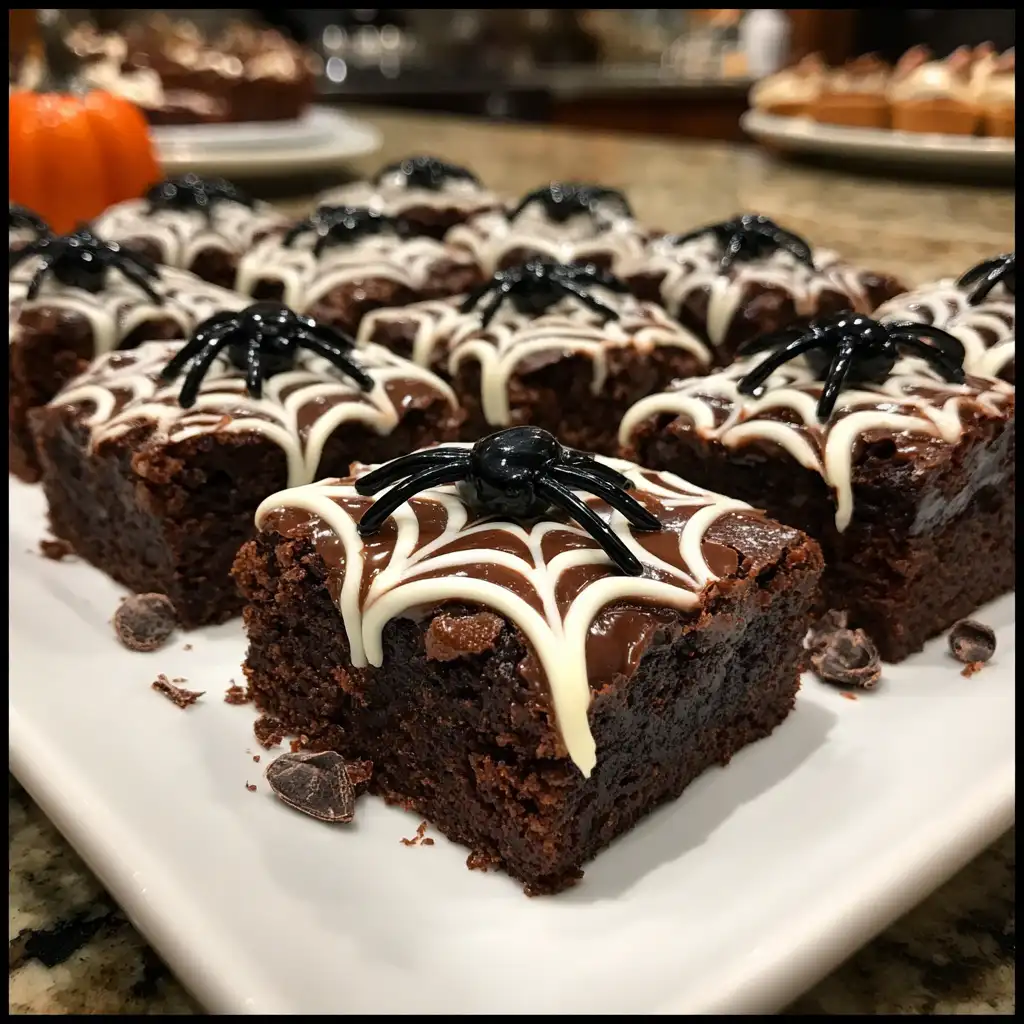 Spider Web Brownie Bites Recipe A Spooky Delight Awaits!