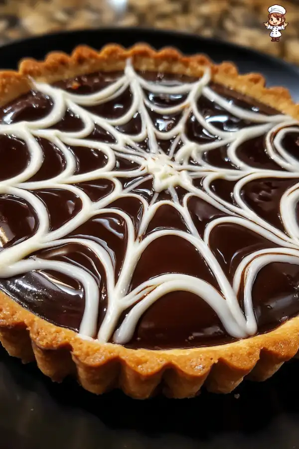 Spider Web Chocolate Tart Recipe A Stunning Delight!