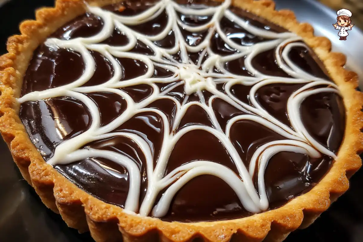 Spider Web Chocolate Tart Recipe A Stunning Delight!