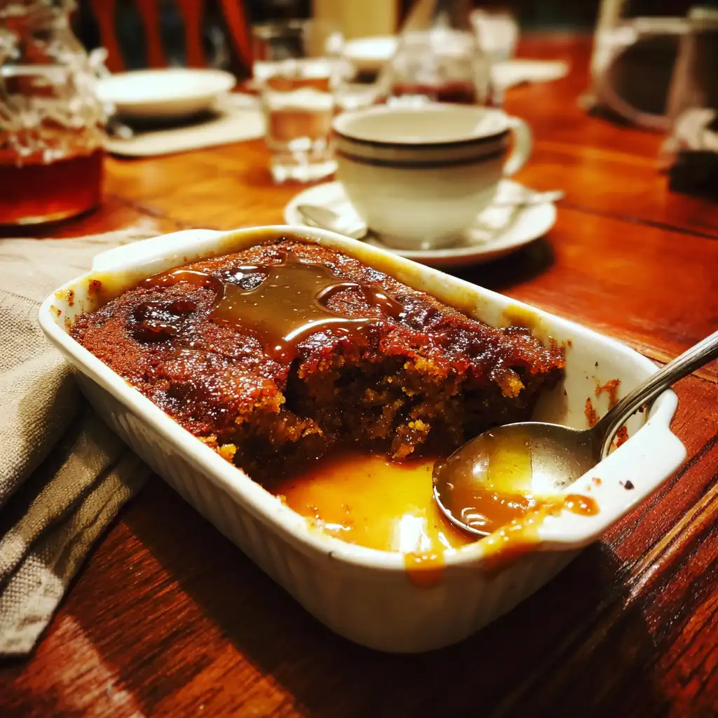 Sticky Ginger Date Pudding with Orange Zest Syrup delights!