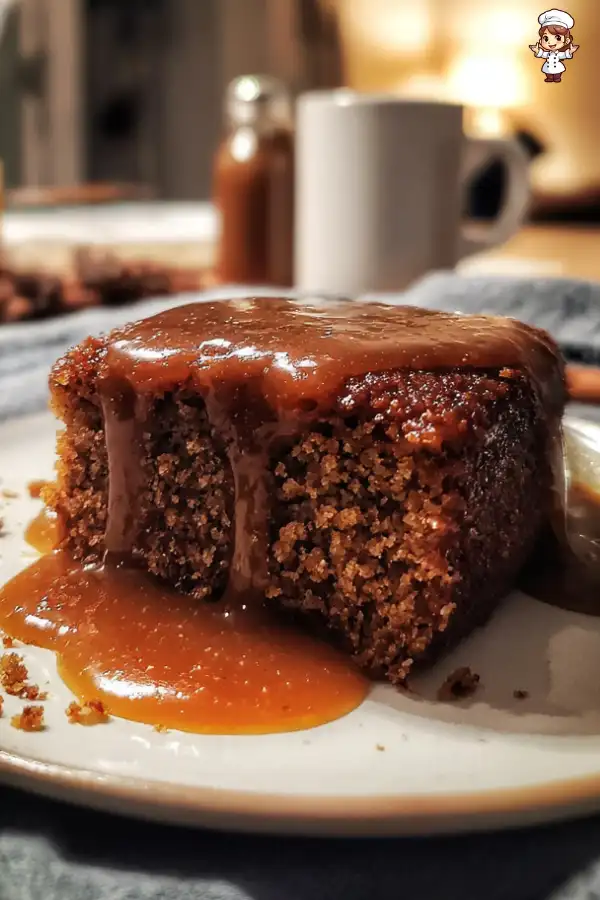 Sticky Gingerbread Pudding with Citrus Sauce delights all!