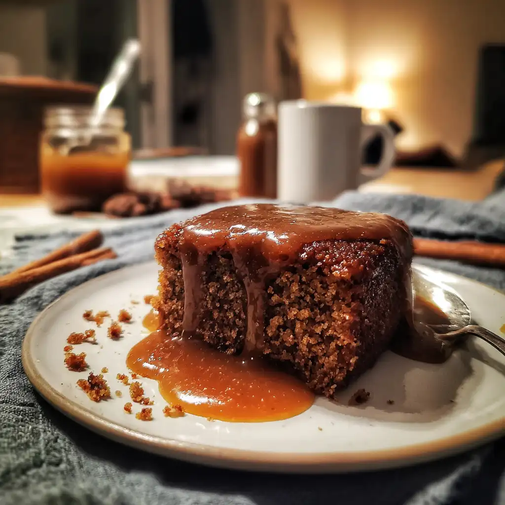 Sticky Gingerbread Pudding with Citrus Sauce delights all!