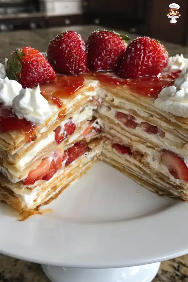Strawberry Crepe Cake Recipe Discover a Delightful Treat!