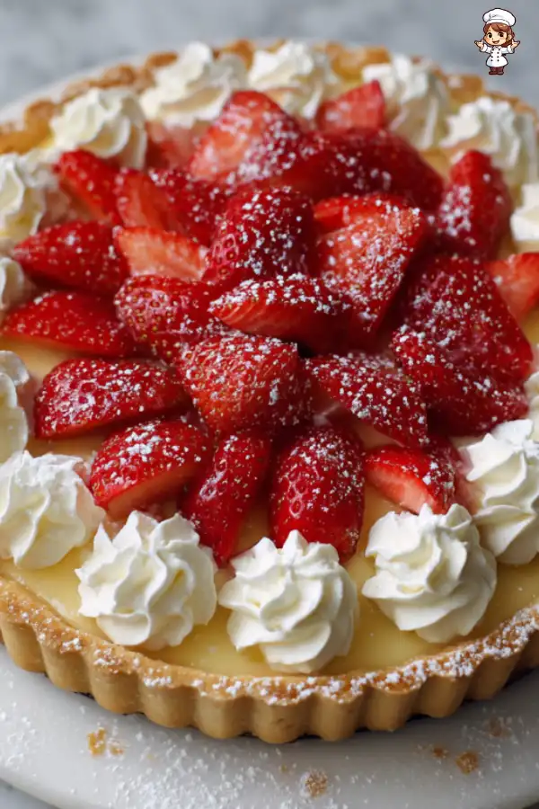 Strawberry Custard Tart – Classic Fruit Tart with Creamy Vanilla Filling