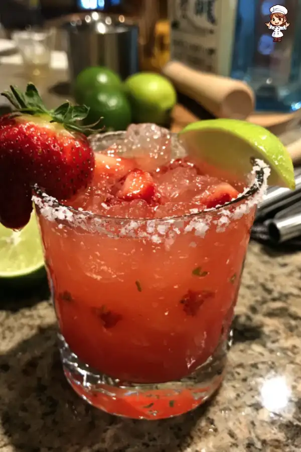 Strawberry Mezcal Cocktail Recipe  Smoky & Fruity Summer Drink