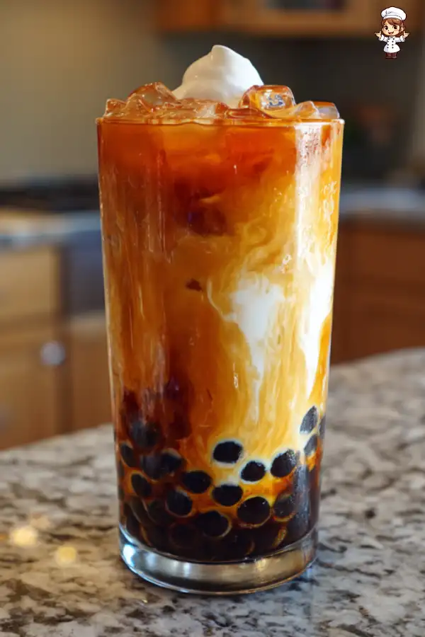 Thai Milk Tea Boba – Easy Homemade Bubble Tea with Tapioca Pearls