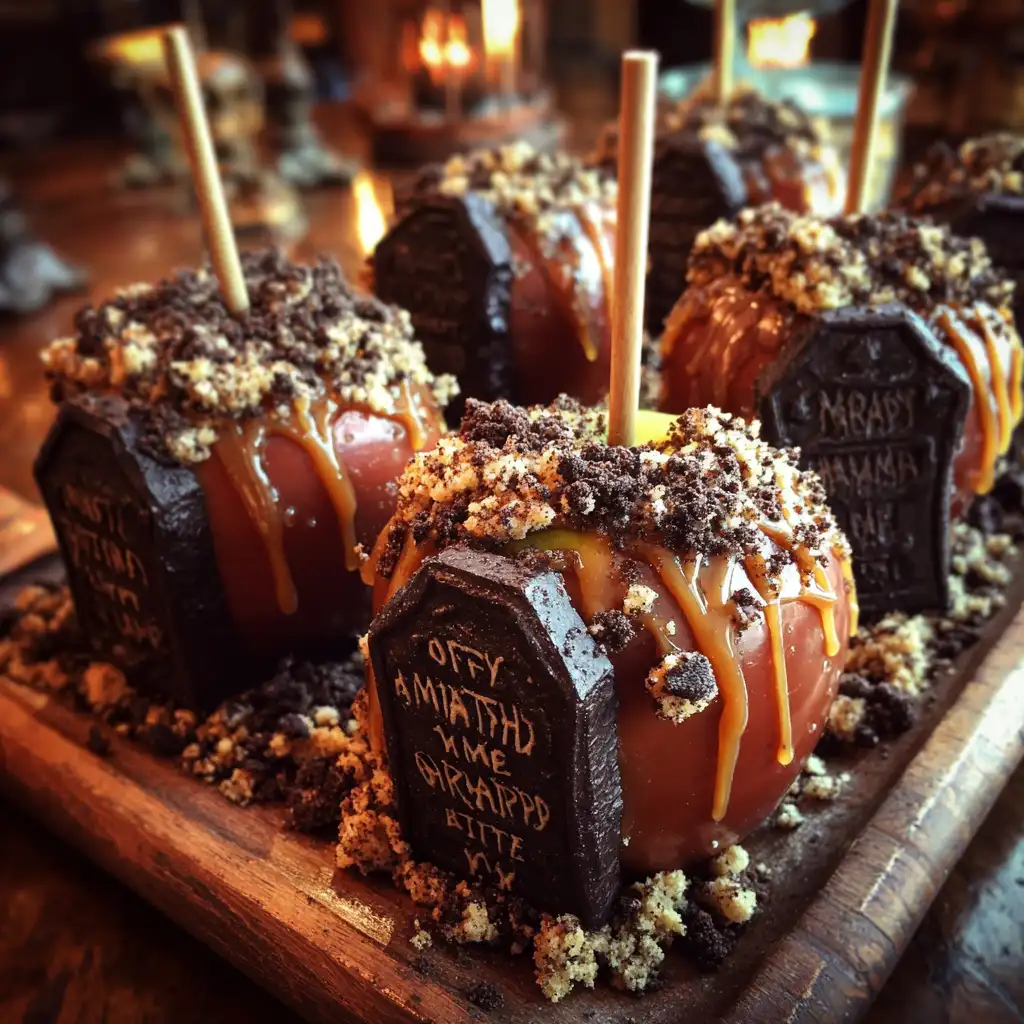Tombstone Caramel Apples Recipe Create Spooky Treats Today!
