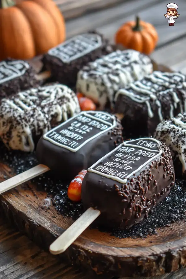 Tombstone Marshmallow Pops Recipe Create Spooky Treats!