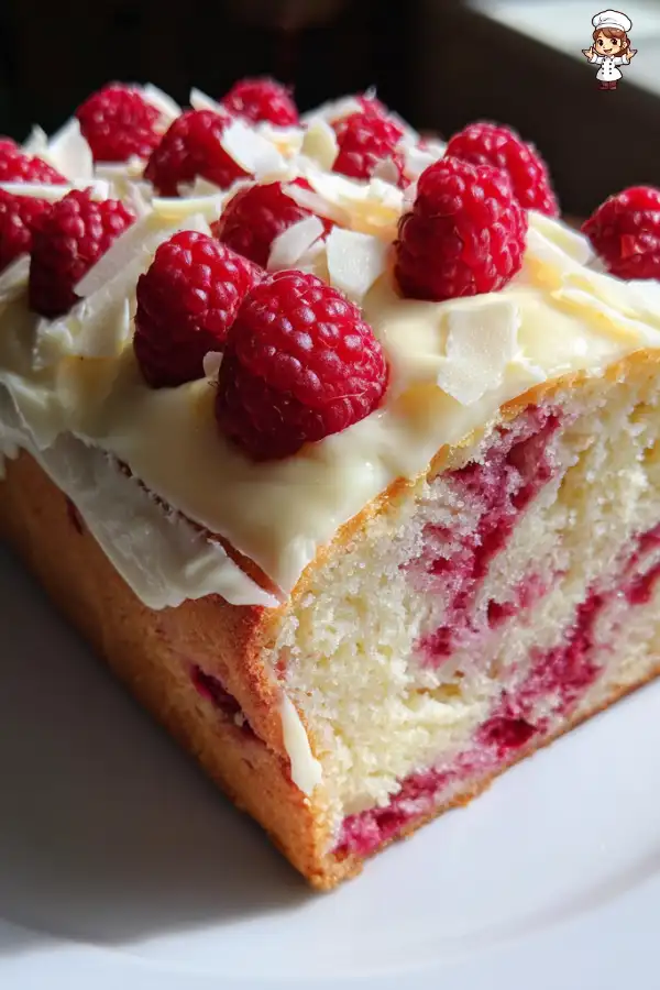 White Chocolate Raspberry Loaf Cake Recipe is a must-try!