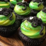 Witch Cauldron Cupcakes will enchant your Halloween party!