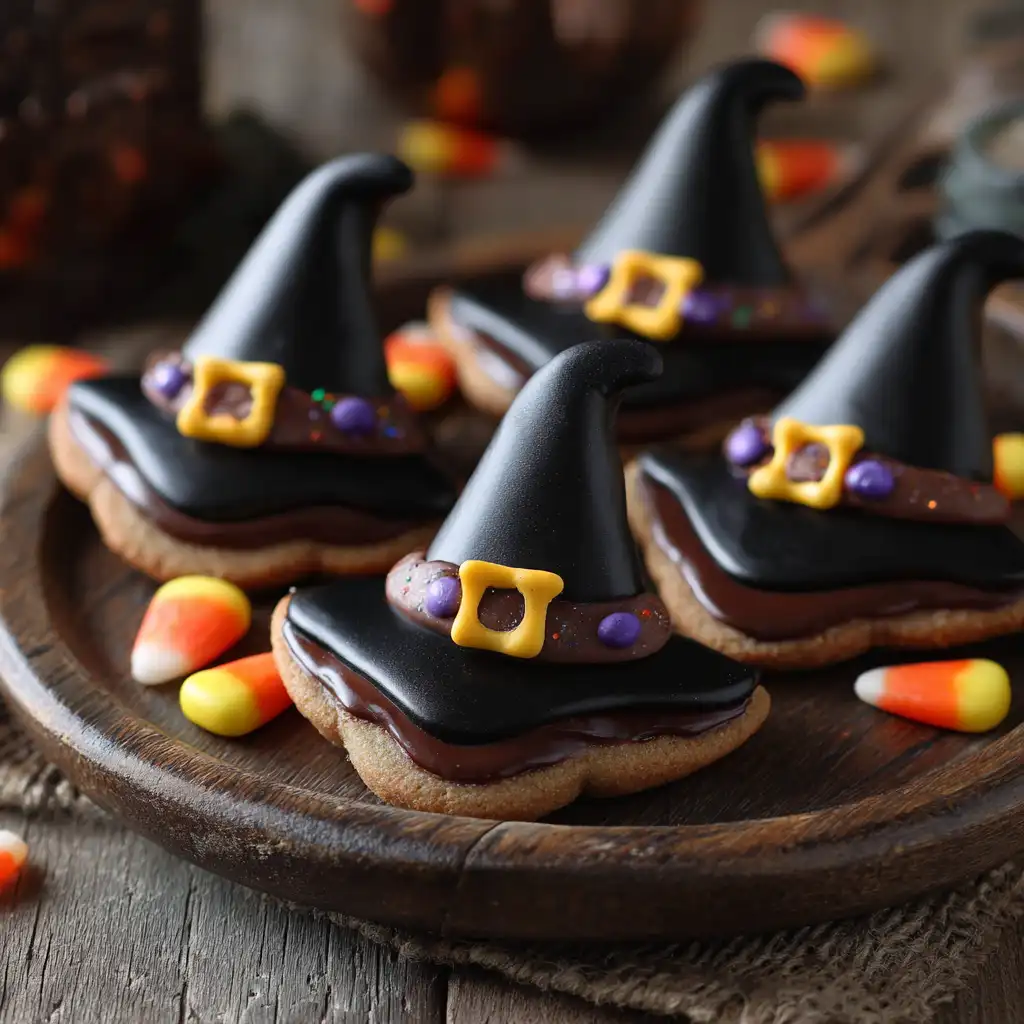 Witch Hat Cookies are a magical treat for Halloween!