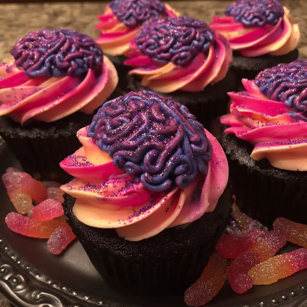 Zombie Brain Cupcakes A Spooky Treat for Halloween!