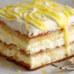 Delicious Limoncello Tiramisu dessert garnished with lemon zest.