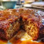 Delicious sticky date and cinnamon pudding cake served on a plate