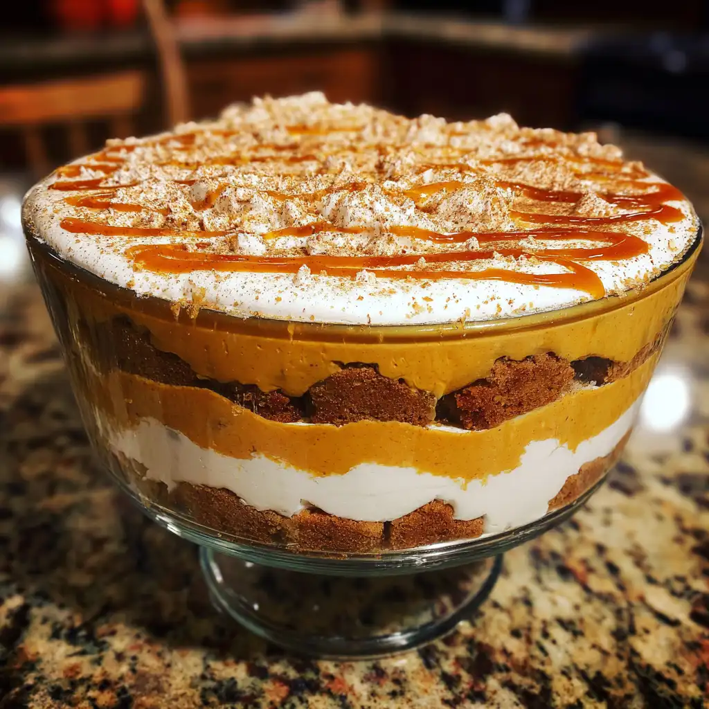 Pumpkin Gingerbread Trifle Recipe