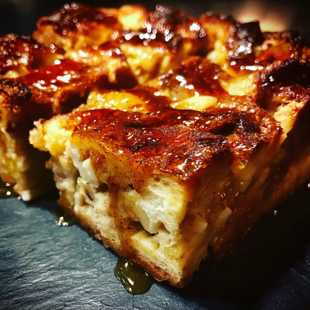 Apple Bourbon Bread Pudding Recipe