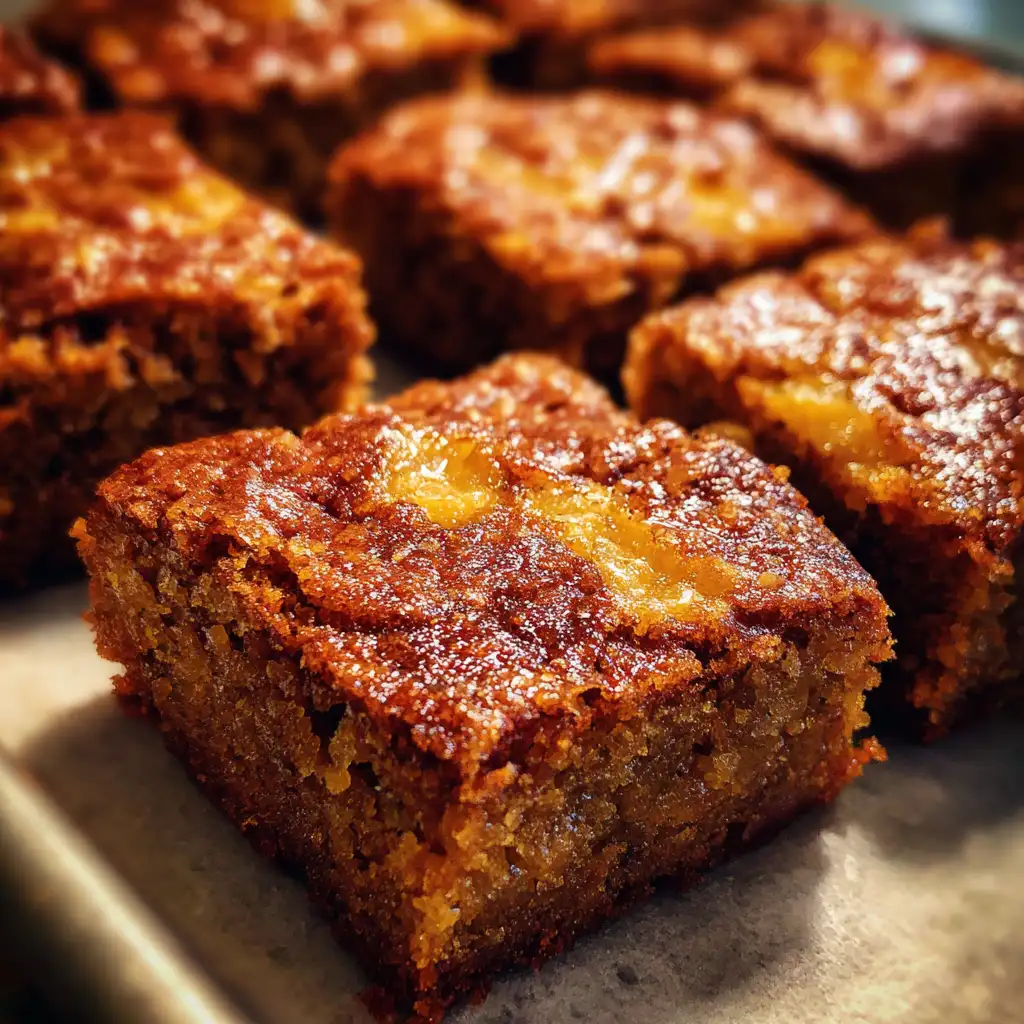 Apple Cider Gingerbread Blondies are a must-try treat!
