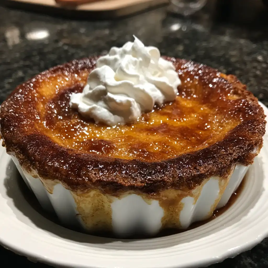 Apple Cider and Gingerbread Pudding