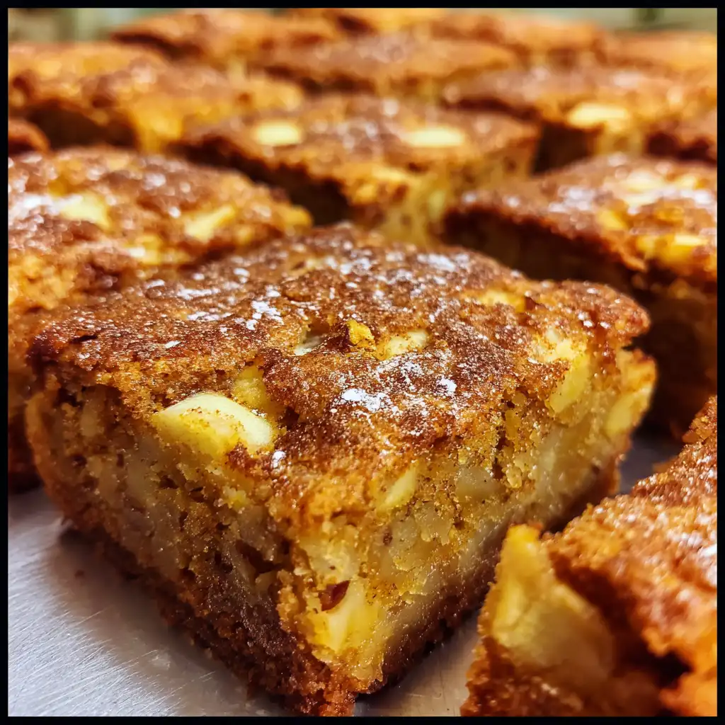 Apple Cinnamon Blondies are a must-try dessert!