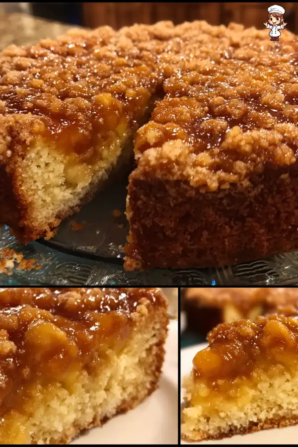 Apple Cinnamon Crumb Cake Recipe