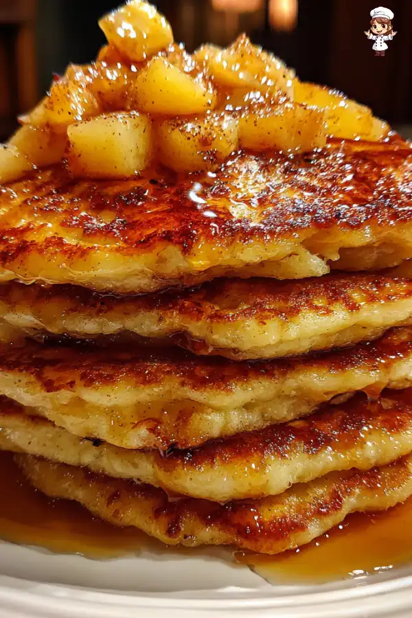 Apple Cinnamon Pancakes are the perfect breakfast treat!