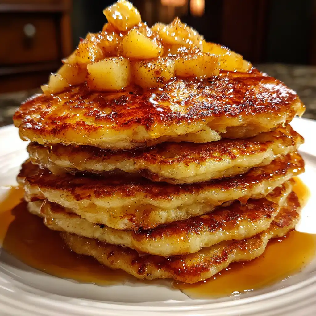 Apple Cinnamon Pancakes are the perfect breakfast treat!