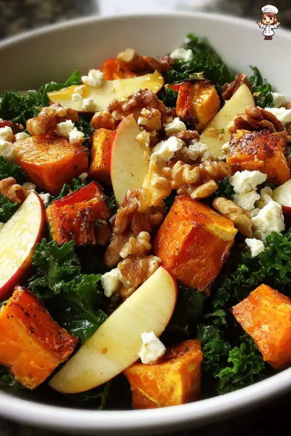 Apple, Sweet Potato, and Kale Salad
