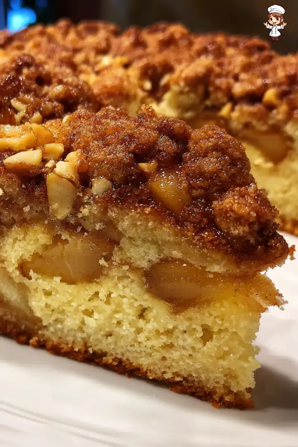 Apple and Cinnamon Streusel Coffee Cake