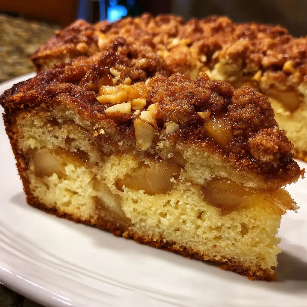 Apple and Cinnamon Streusel Coffee Cake
